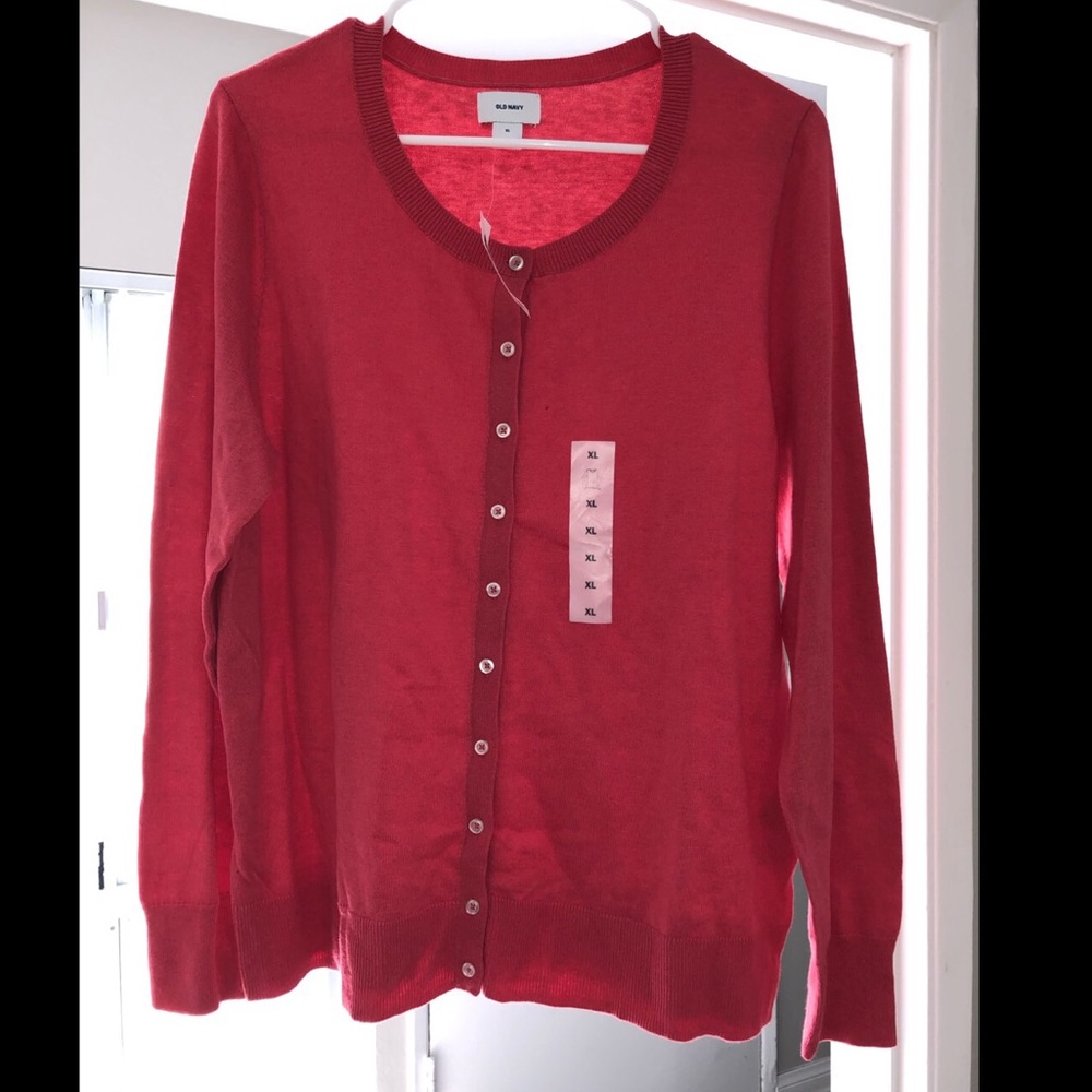 New old navy pink cardigan